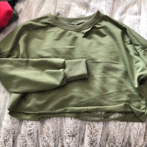 Crop top sweater